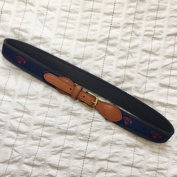 Leather & Canvas Lobster Belt - Picture 2 of 3